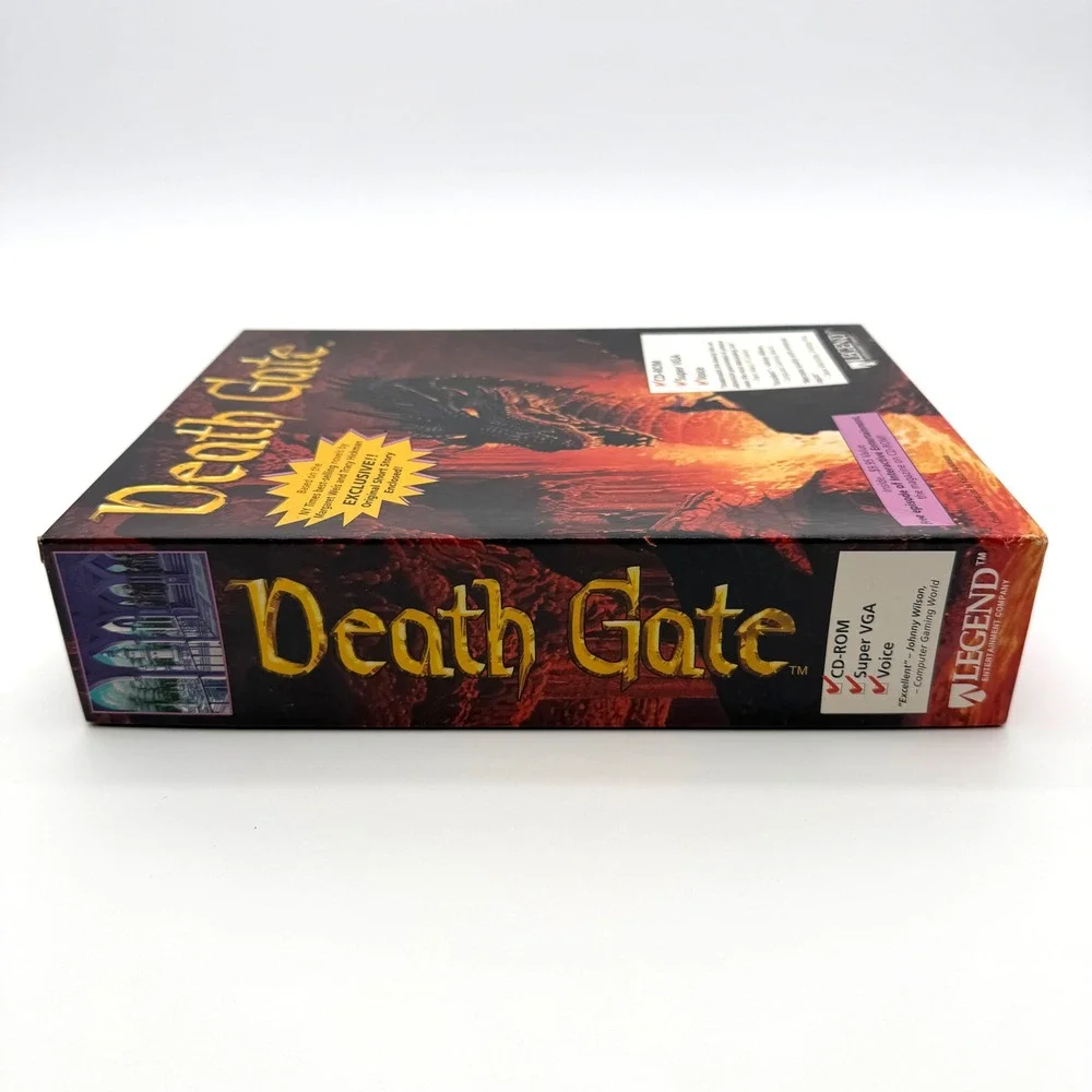 Death Gate PC Game 1994 Legend Big Box Complete CIB w/ Hint Book CD-ROM Lot